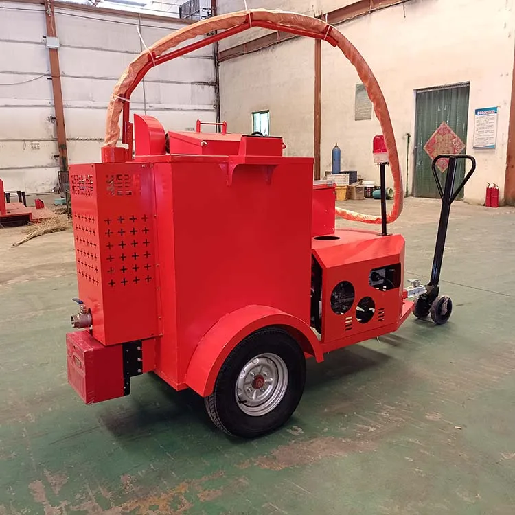 New Walk Behind Asphalt Pavement Grouting Machine With Small Hand Push Asphalt Crack Sealing Asphalt Sewing Machine