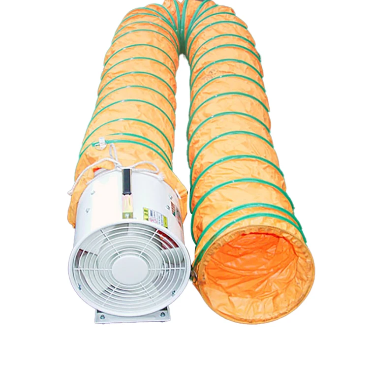 High-Intensity Waterproof Mining Flexible Air Duct Coated Tarpaulins Air Duct Fabric Duct