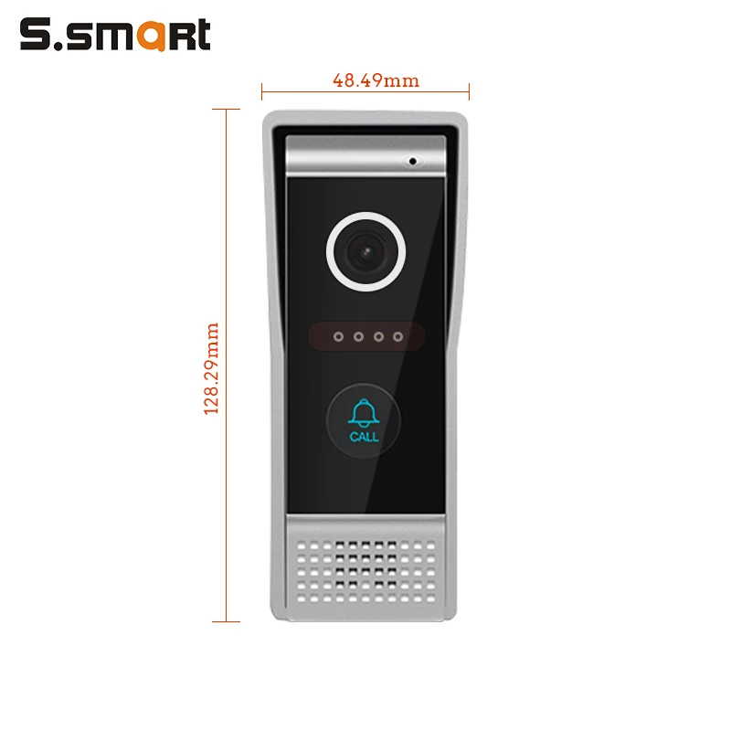 
Factory Price Button Apartment Door Bell Wired Intercom Water Proof Family Doorbell 