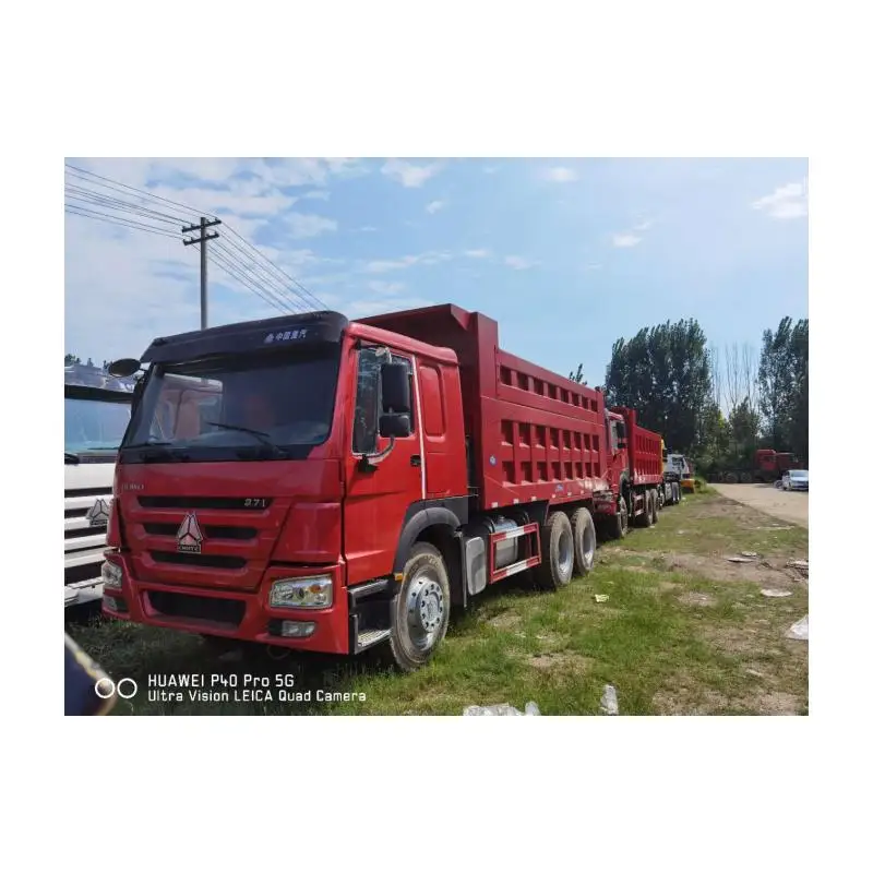 Самосвал SINOTRUK HOWO 6x4 с дистанционным управлением гидравлический наклон грузоподъемность 10 тонн