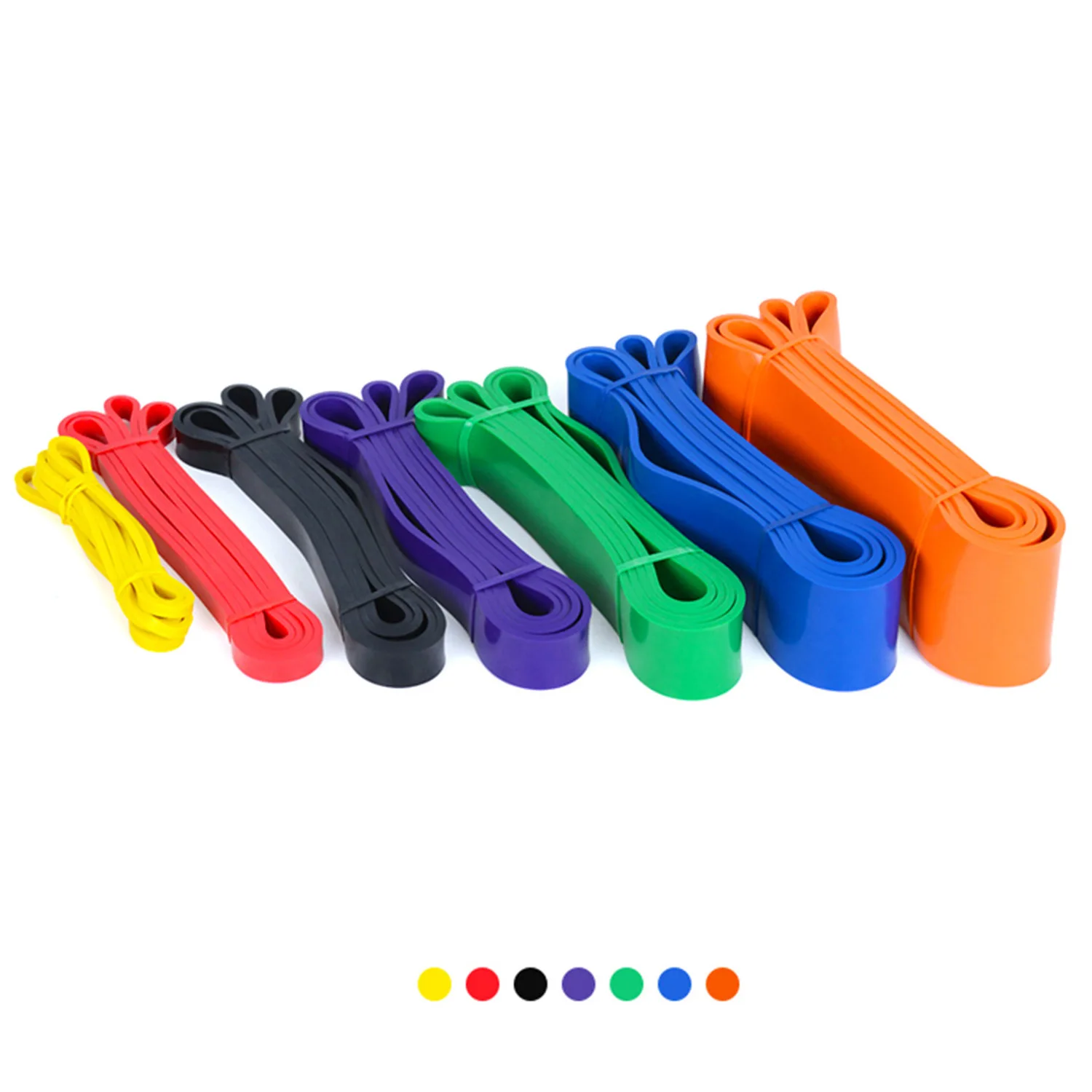 Home Exercise Elastic Band Pull Up Bands Stretch Resistance Band for Fitness Training Pilates Gym Workout