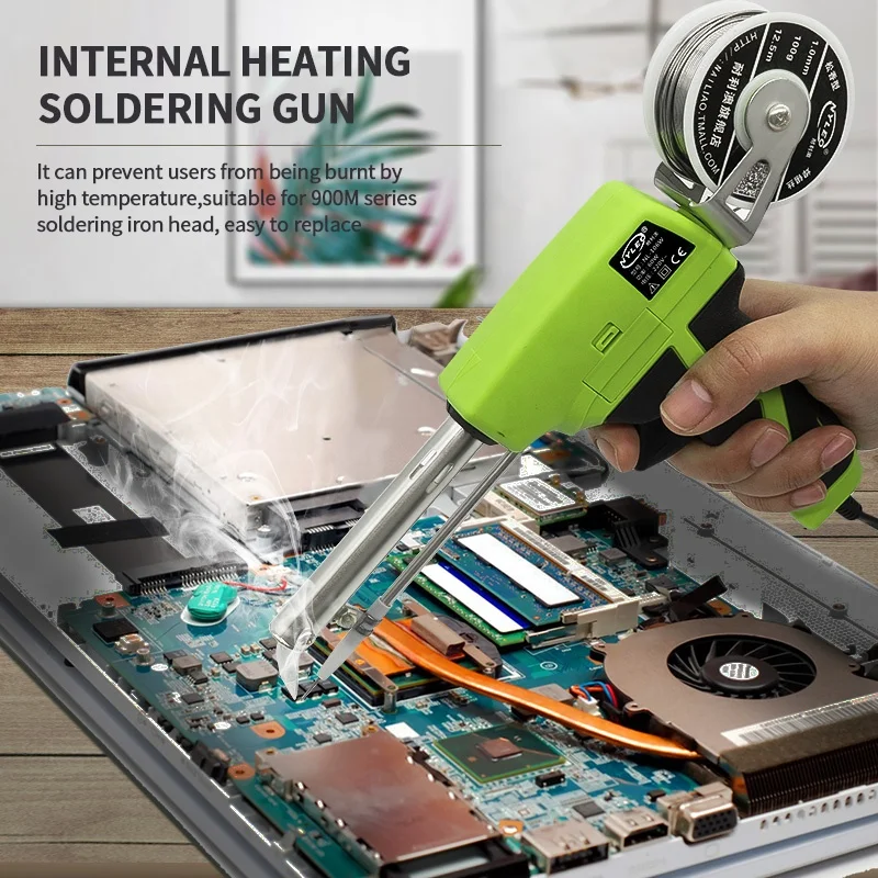 NYLEO Welding Soldering gun 220V 60W 50Hz/60HZ Automatically Send Tin Electric Soldering Iron