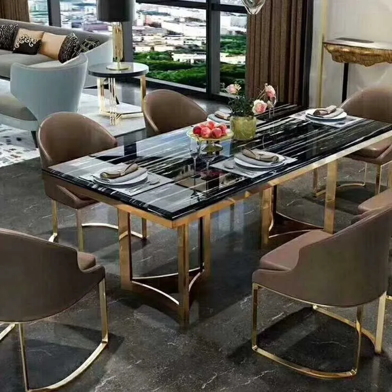 Элегантный длинный зеркальный стеклянный ужин, свадебное украшение, стол для зала