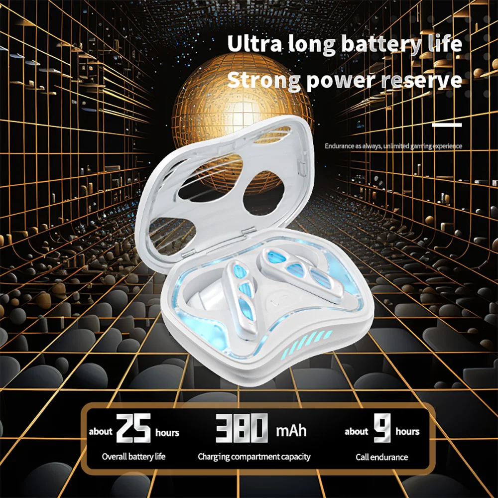 OEM ODM YX36 Low Latency Gaming TWS Earphones Wireless Earbuds Headsets Dual Pairing V5.4 ANC Noise Cancellation Ear Buds