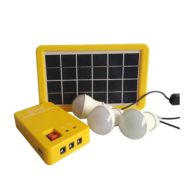ESG Outdoor Lighting System Mini Solar Generator With DC Led Bulbs 3W 7w 10w portable Solar System