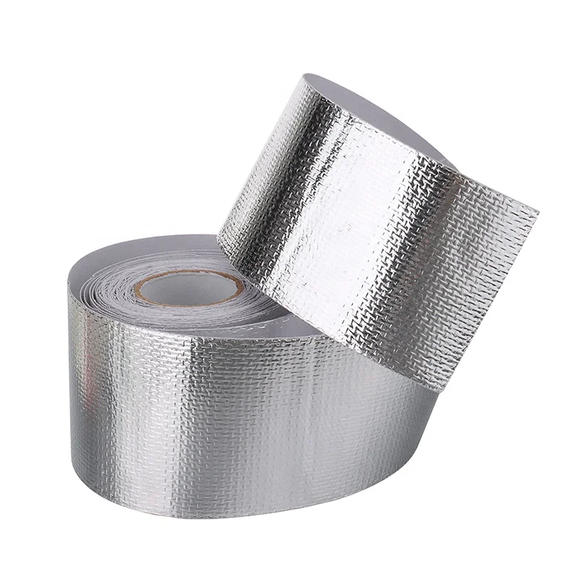 Super Strong Black Rubber Self Adhesive Vinyl Adhesive Tape Aluminum Foil Butyl Rubber Tape For Fix Roof