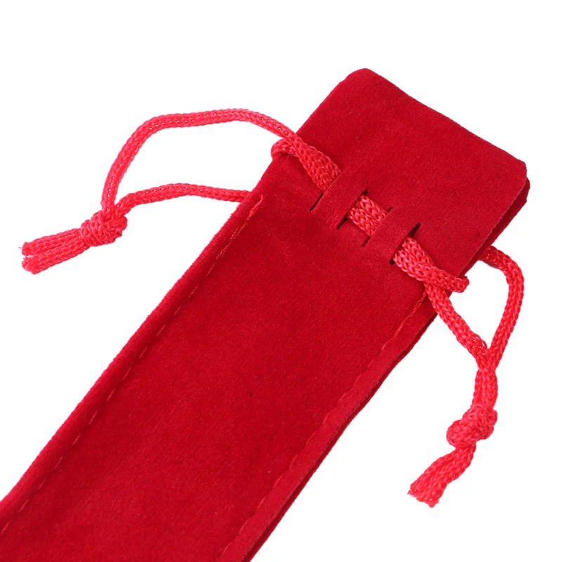 Custom Velvet Pouch Black Velvet Packing Pen Bag Holo Pencil Bag