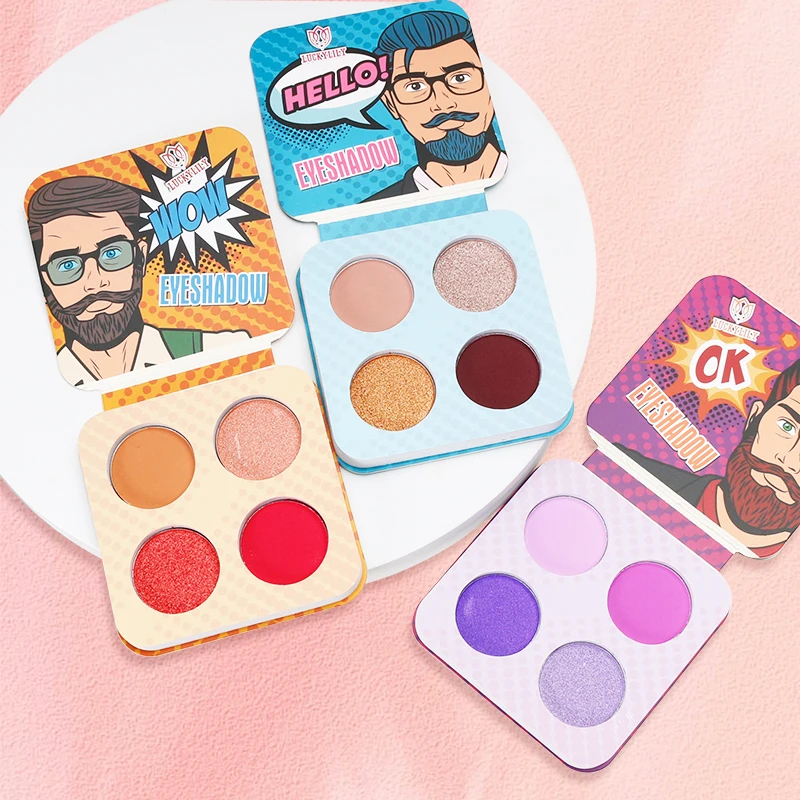 Makeup Cosmetics Wholesale Glitter Eye Shadow Pigment Eyeshadow Palette Make Your Own Eyeshadow