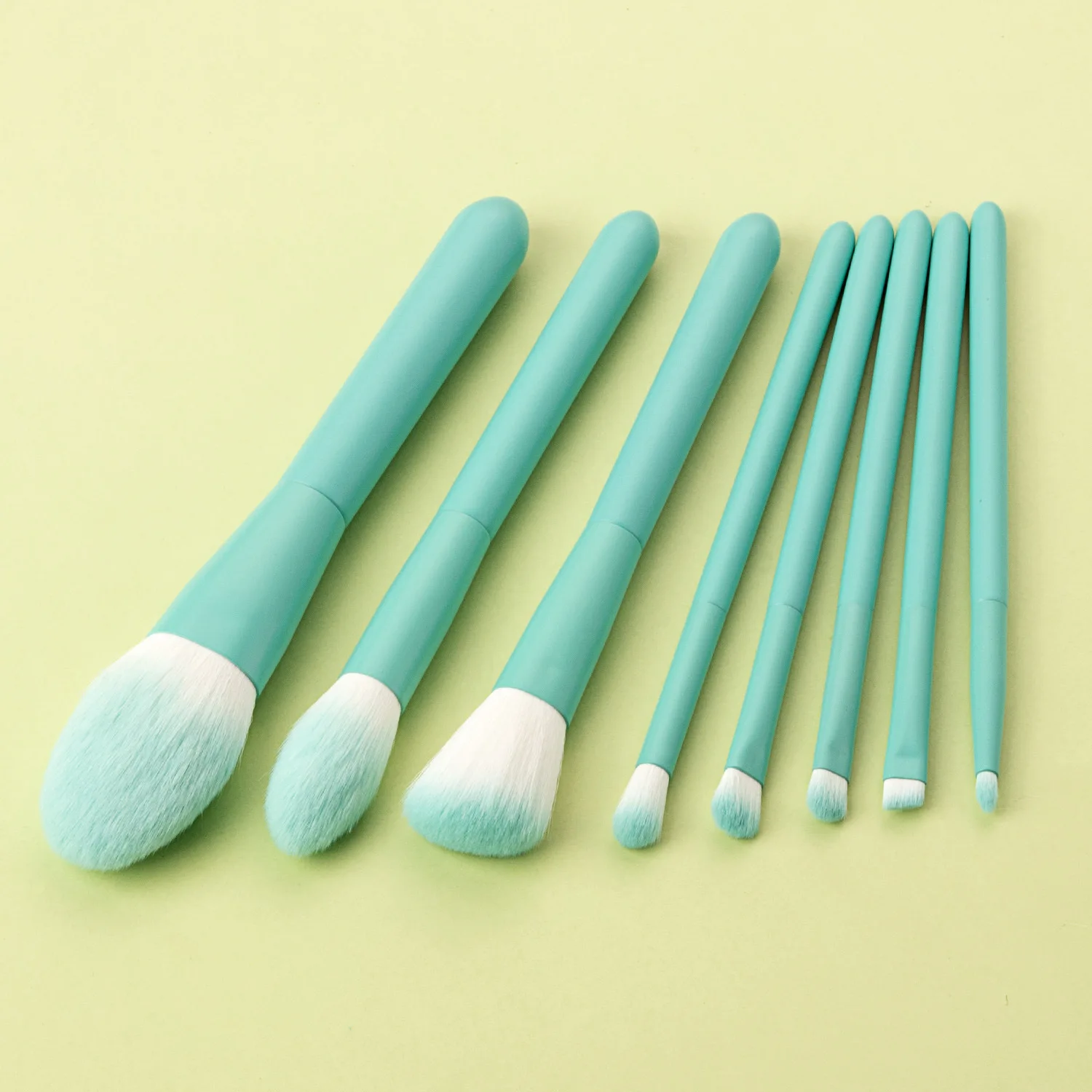 8pcs newly launched 5 macaron fruit colored custom made makeup brushes