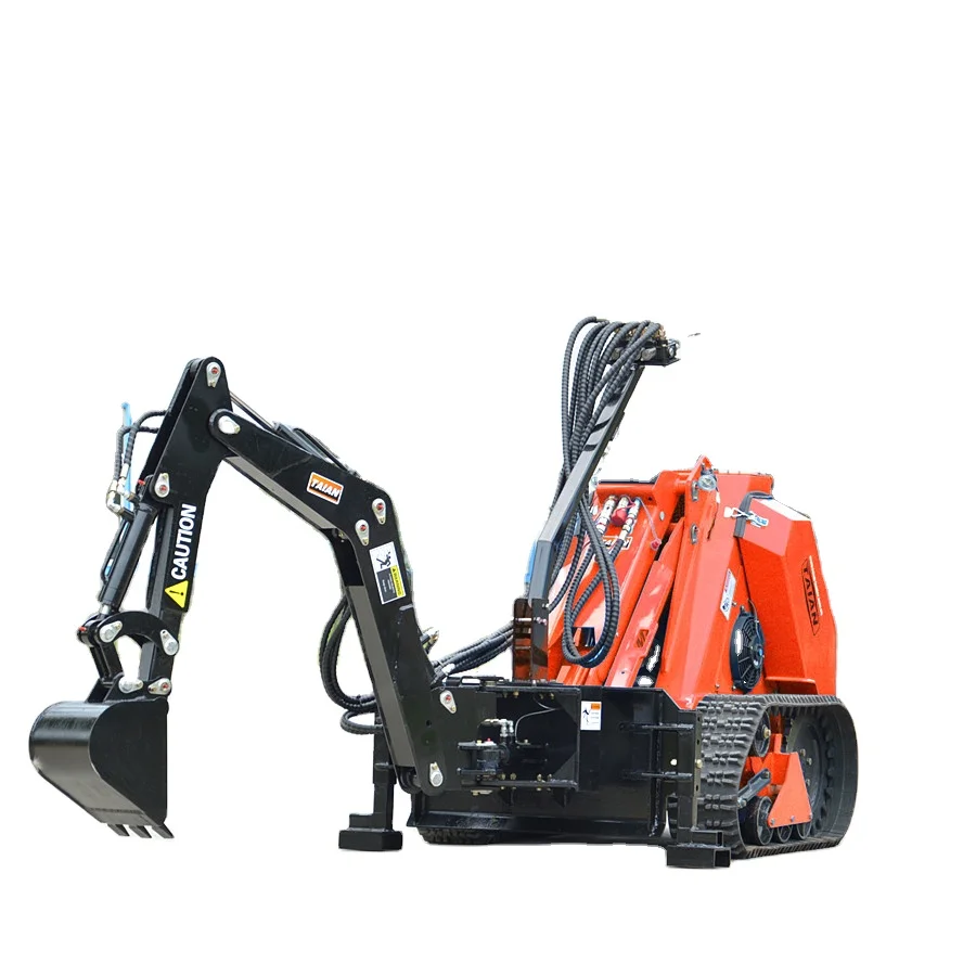 TAIAN brand multifunction Mini Skid steer loader MS500 with many tools small garden loader