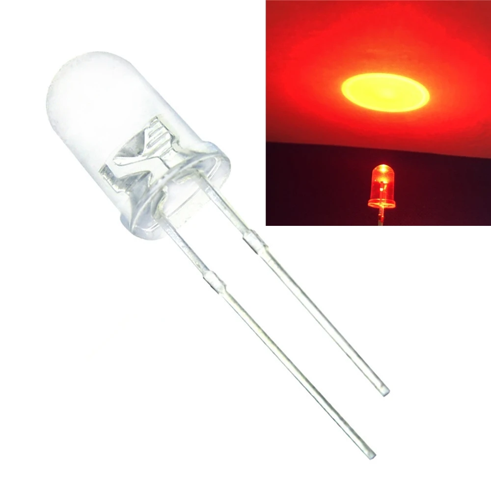 Фабрика Juhong epistar чип OEM ODM светодиодный чип для роста растений 660 нм Светодиодная лампа с сквозным отверстием 5 мм круглая Светодиодная лампа dip