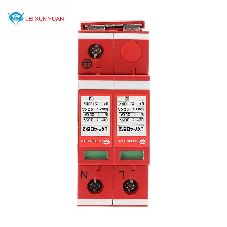 2p 10ka-40ka Outdoor Dc Spd Ac 385v Surge And Lightning Protection Device