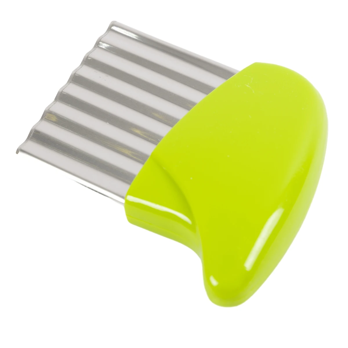 Professional Fruit & Vegetable Tool Wave Edge Potato Crinkle Cutter with Handle for Cutting Potatoes and Other Fruits