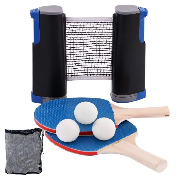ActEarlier Ping Pong ball portable table tennis net set retractable table tennis net set