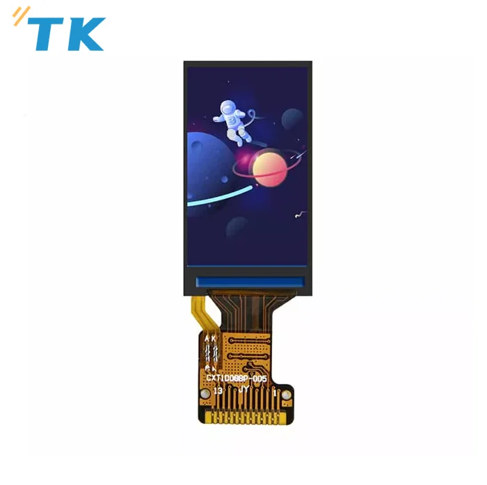 1.08 inch very small square shape color smartwatch LCD display module with touch