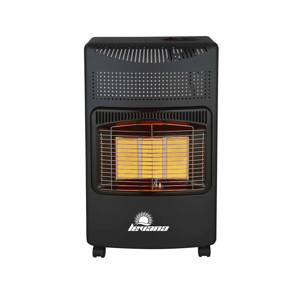 Good Quality Indoor 3 Ceramic Burner Ventilation Freestanding Carbon Portable Movable Bedroom Indoor Gas Room Infrared Heater