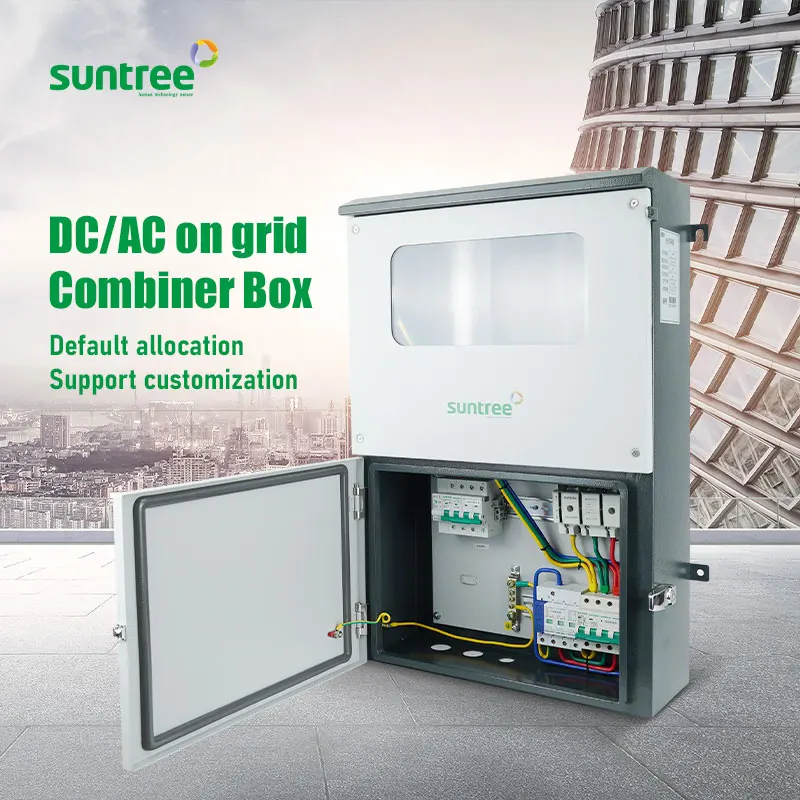 wholesale home pv combiner box original brand for 10kw 20kw 30kw on grid solar system price