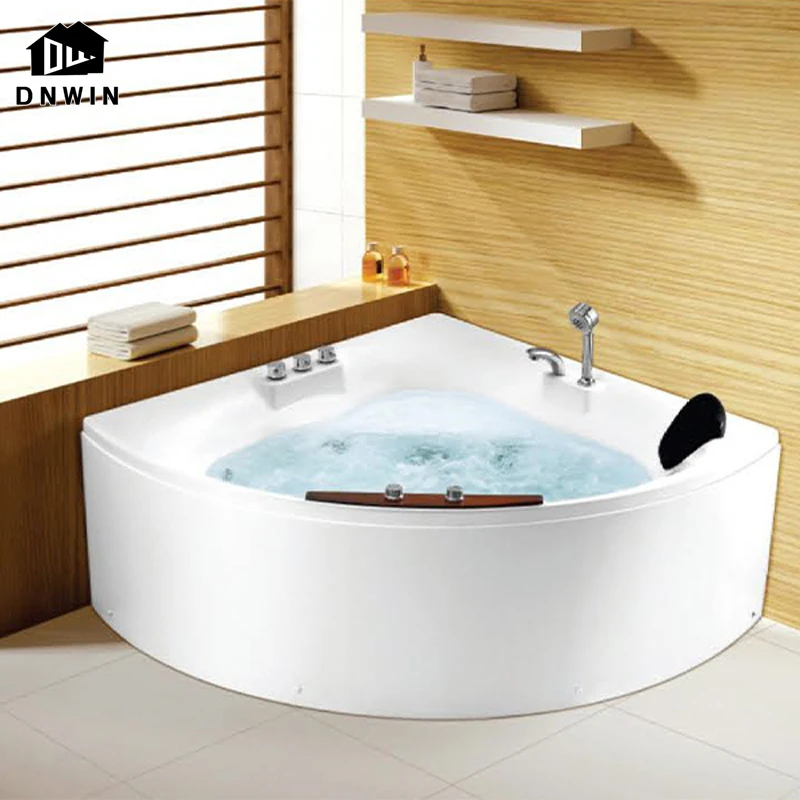 New Design Indoor Modern Massage Spa Freestanding Bathtub Acrylic Whirlpool Massage Bath Tubs
