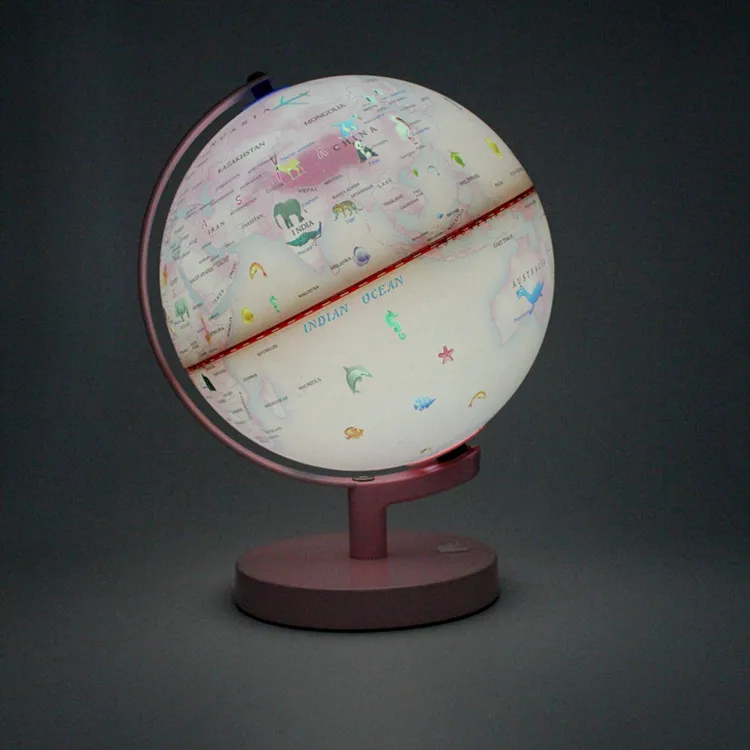 Hot sale Unique Miniature Teaching Children Rotating Plastic Globe