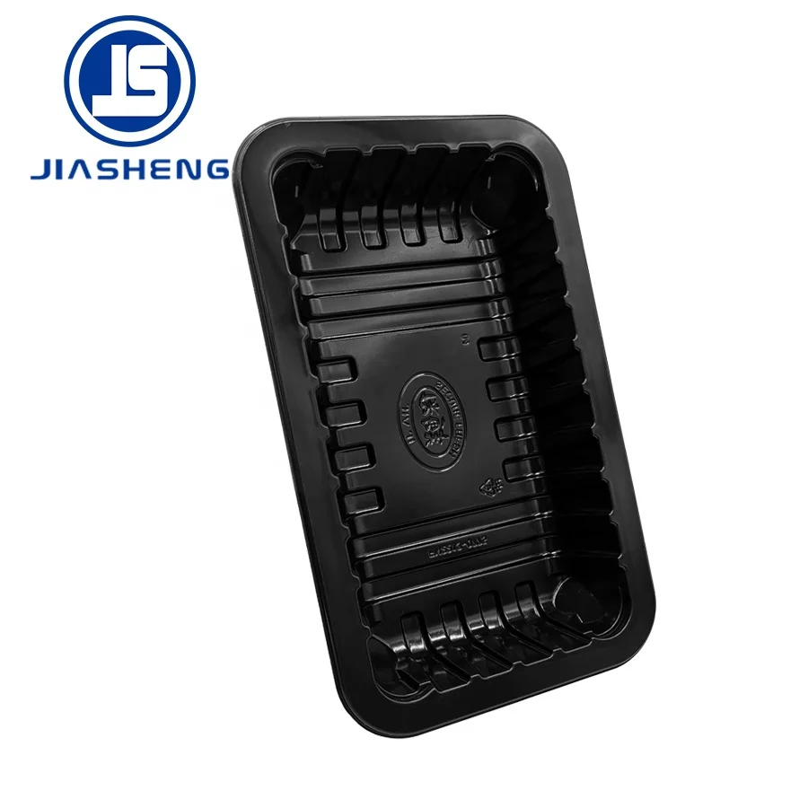 biodegradable fresh food box tray vacuum forming food packaging tray