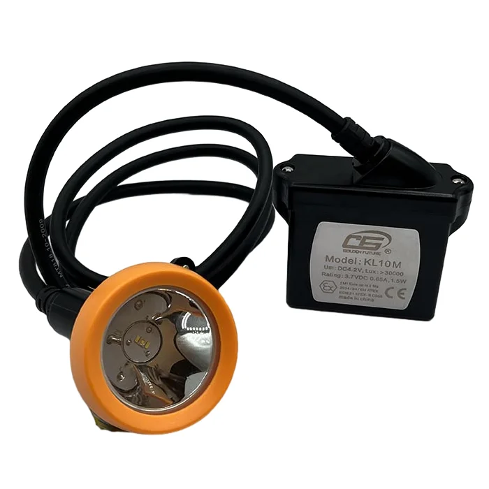 10Ah Li-ion Battery 25000Lux Led rechargeable Coal  Miner Light Mine Lamp Mining Headlamp