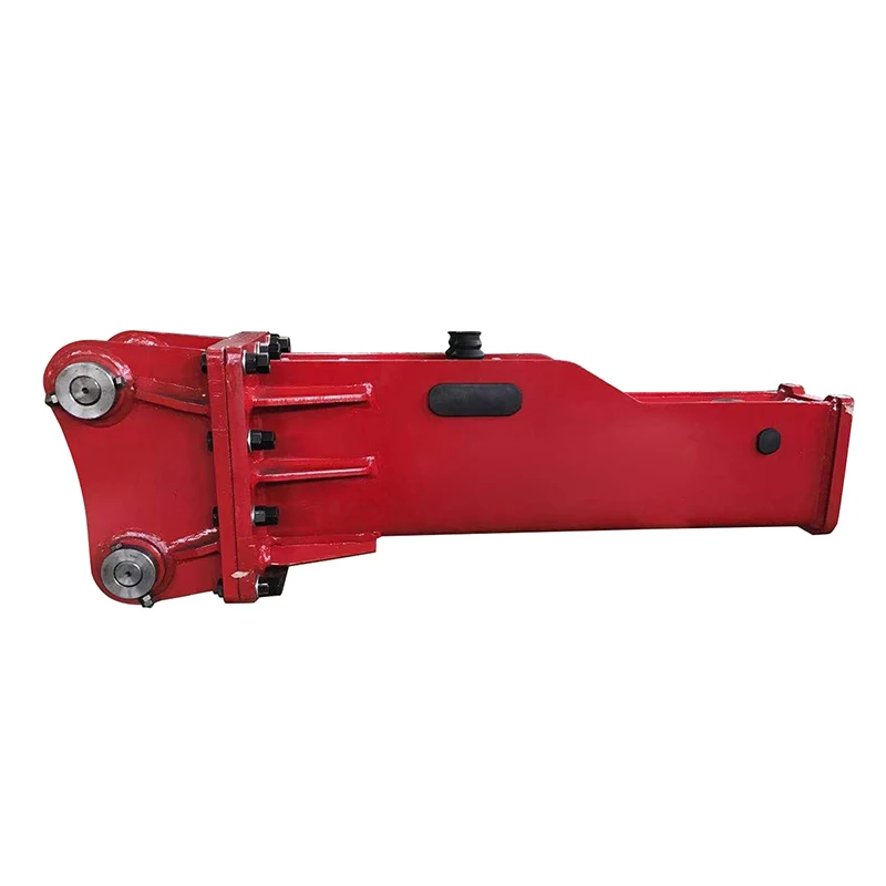 cat580 cat430 backhoe loader hydraulic breaker with frame and pipeline