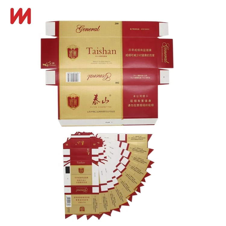  Manufacture wholesale made in China empty cigarette packs private