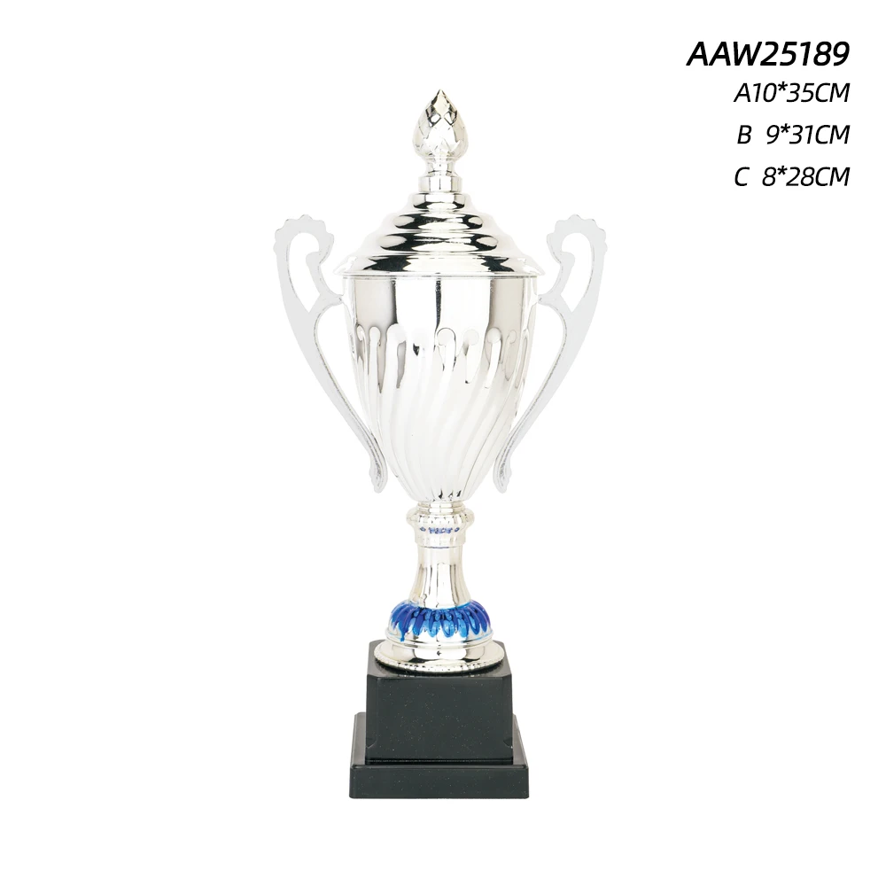 ELOR Small Size Custom America Cup trophy Metal Sports Award Soccer Gold Trophies For School Teenager Student