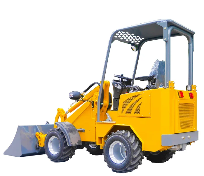 Load capacity 800kg 4wd heavy machinery china telescopic mini radlader  telehandler shovel wheel loaders