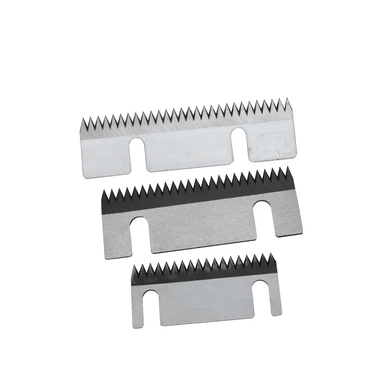 Поли завод Oem индивидуальная упаковочная машина зубчатые ножи для резки бумажных пакетов T-образный резак полотно ленточной