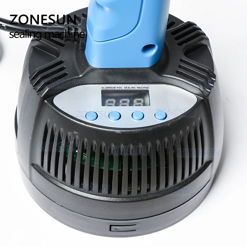 ZONESUN 900A ручной электромагнитный индукционный герметик для меда пластика стеклянных бутылок крышек оловянной алюминиевой фольги герметизирующая