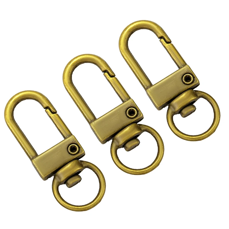 7 color Mixed Alloy Chain buckle Keychain accessories DIY Jewelry Accessories Multifunction Jewelry Making Findings 34*12mm V129