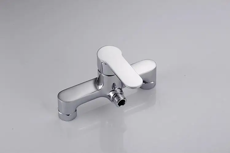 Economical simple style bathroom water taps easy wall installation wash brass shower mixer