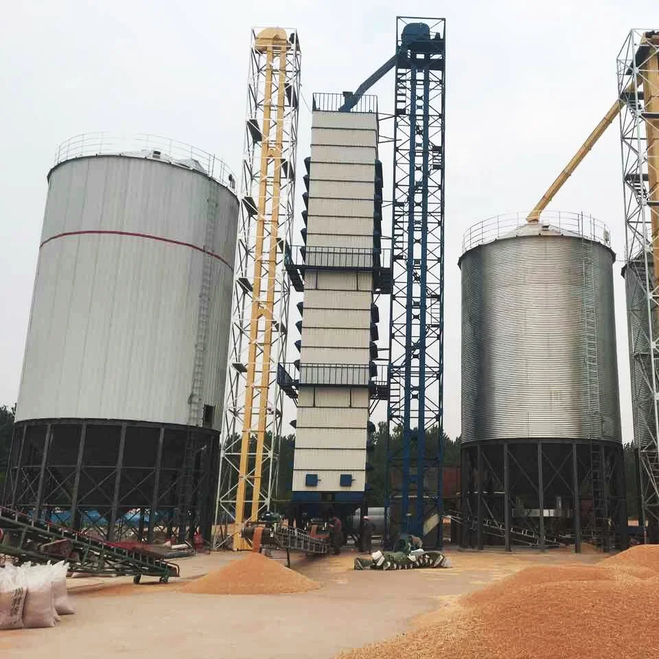 1000T china  grain of silos   hopper bottom bins used  small farm sukup silo with accessories  portable grain storage silo
