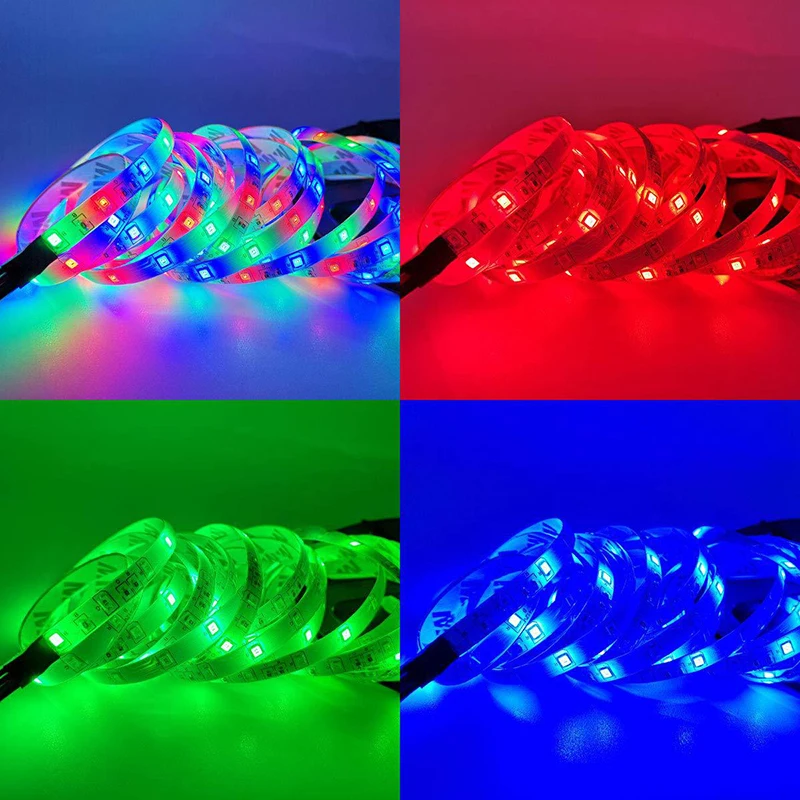  Гибкая светодиодная лента RGB 2835 SMD 5 м/10 м/15 м/20 м лампа с изменением цвета RBG водонепроницаемая P65 24