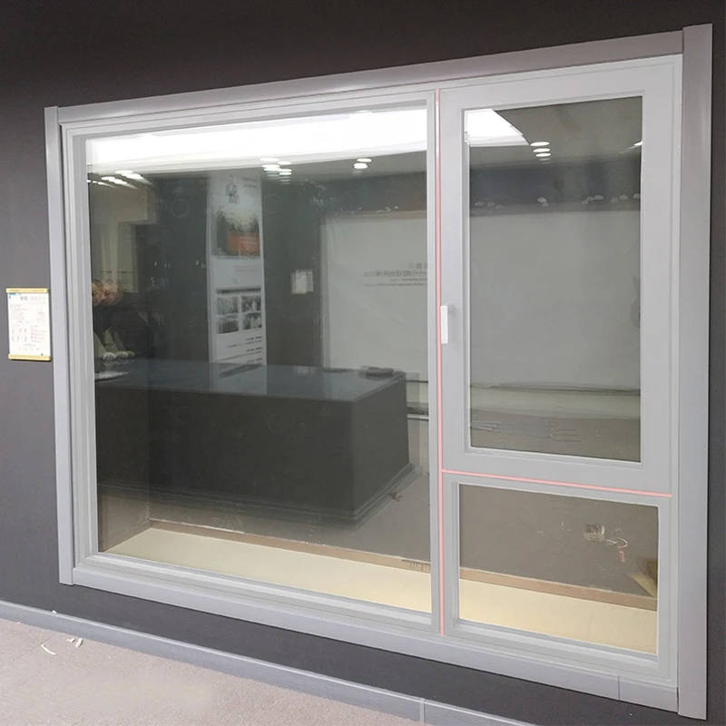 Custom House Plastic Vinyl Doors Windows Upvc Double Glazed Window Pvc Casement Windows