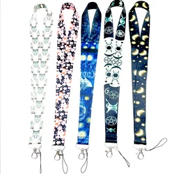 Полиэфирная краска, сублимационный красочный логотип с ремешком для телефона, брелок с логотипом, изготовленный на заказ полиэфирный ремешок