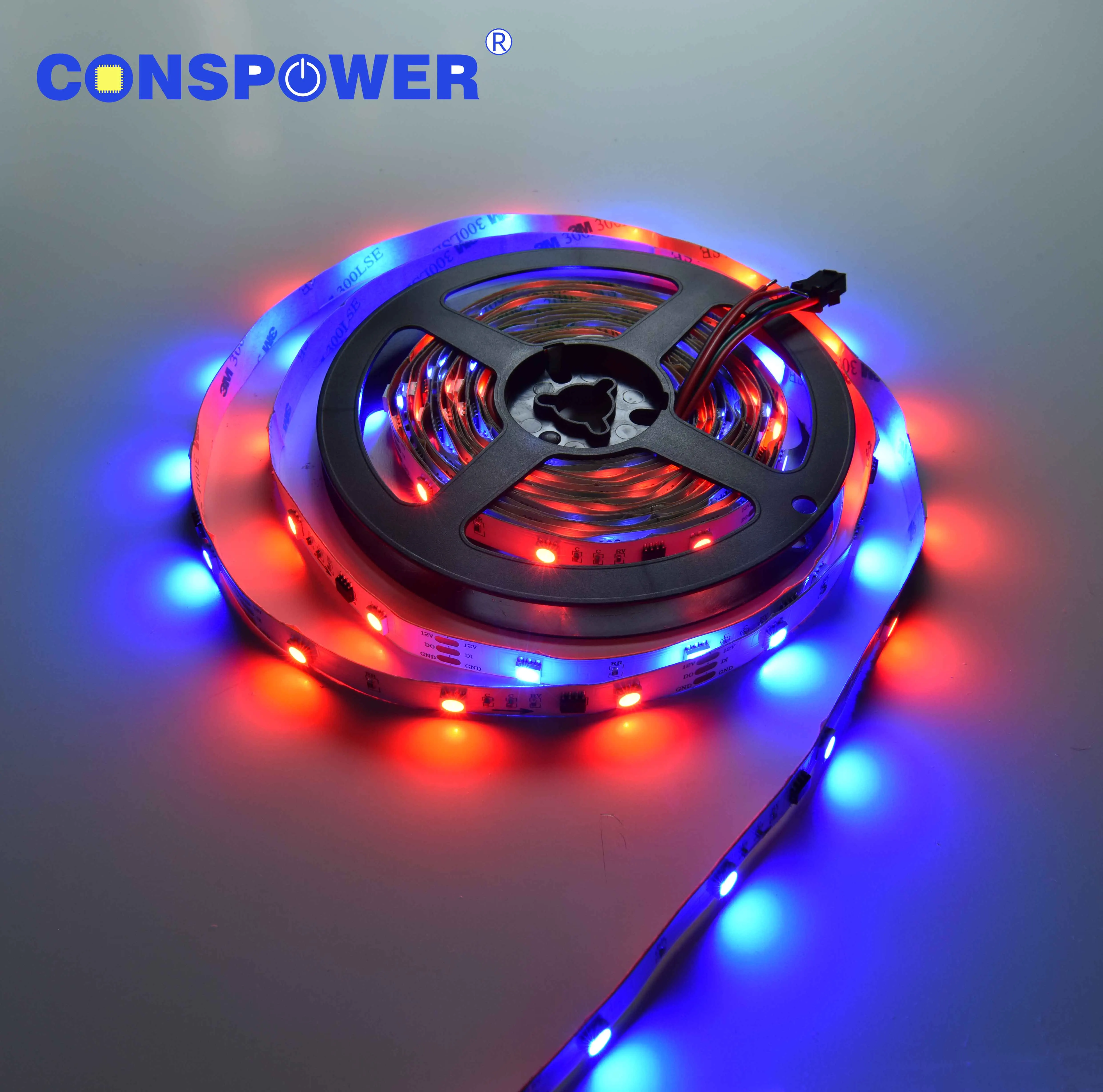 RGB5050 Digital Strip 30LEDS/M WS2811 5050 Color Strip 5050RGB 12V Addressable RGB Led Strip Manufacturer