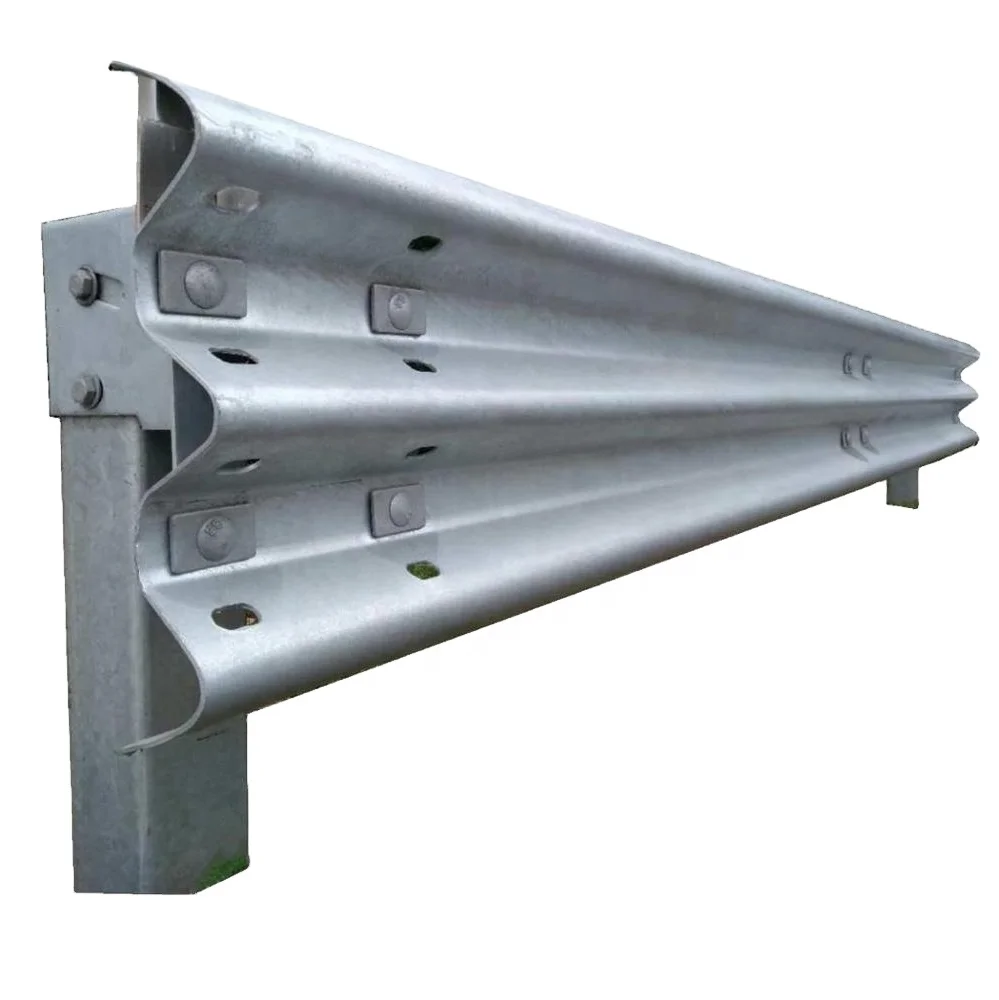 Highway Guardrail Crash Barrier Reflector High Speed W Beam