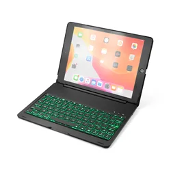 Metal aluminum wireless keyboard case for ipad 10.2 with backlight