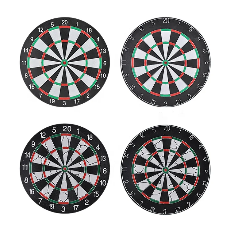 Professional Wholesale Sisal Bristle Dart board with Stainless Steel Darts