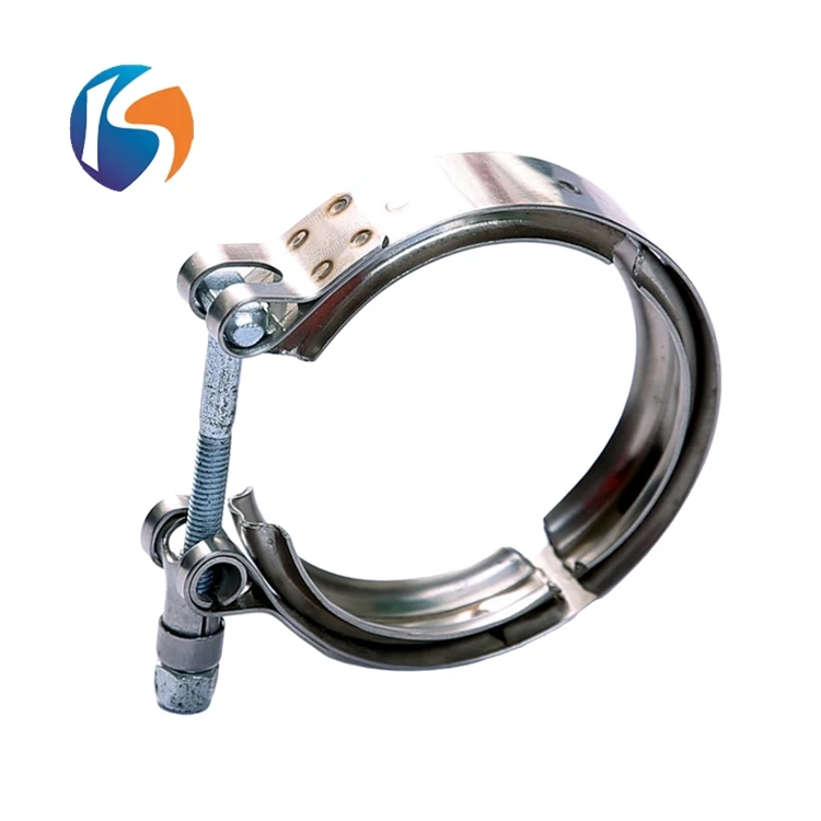 Customized size wholesale price 201 304 stainless steel adjustable  V band clamp