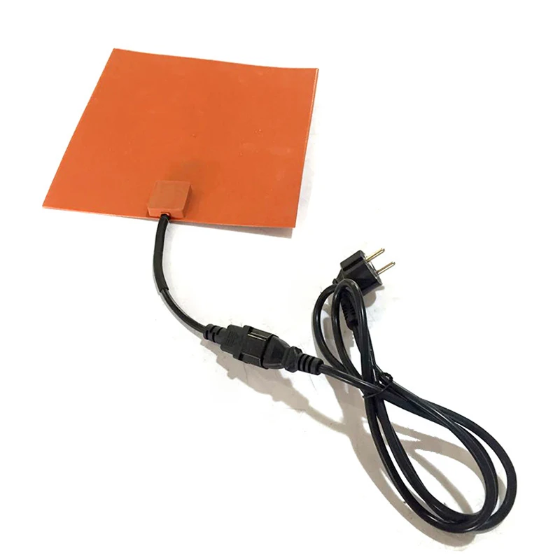 100x100MM 200x200mm 300*300mm  500x500 mm 12V 24V 36V 48V 110V 220V 100W 200W 300W 400W 3d printer silicone heat bed