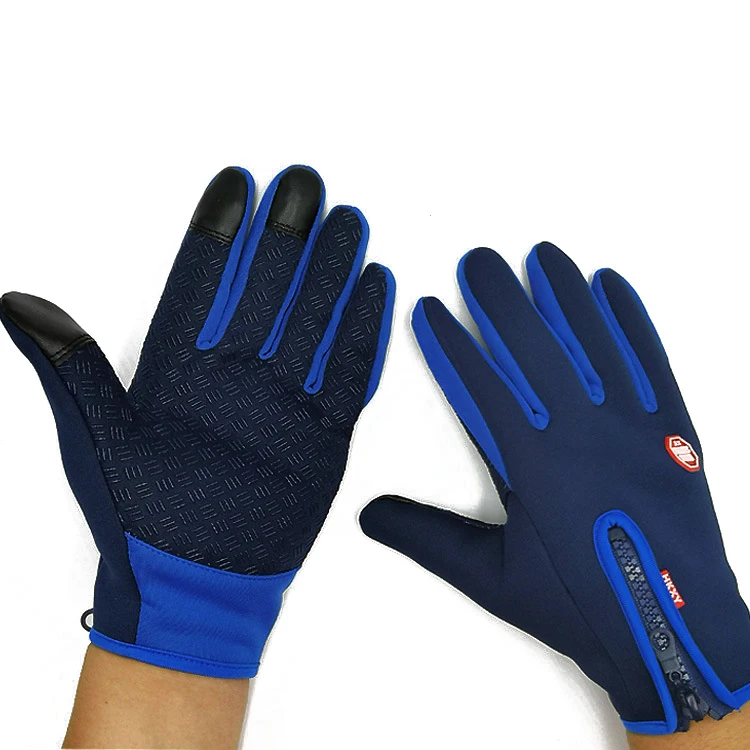 Shopify Drops-hipping Winter Thickened Windproof Cycling Gloves Touchscreen Outdoor Driving Motorcycle Cold Gloves