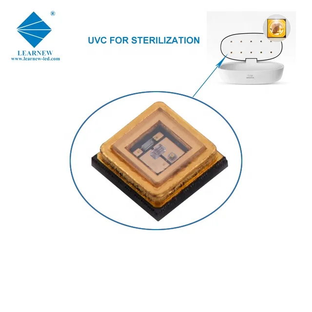 Shenzhen factory 1w 265nm 285nm 395nm 405nm 3535 smd high quality uvac led cob chip