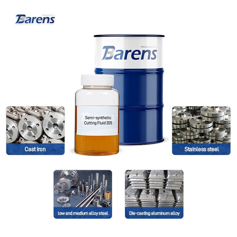 Barens Cutting Fluid 205 Wholesale Industrial Universal Metal Working Cutting Fluid Lubricant for Ferrous Metals