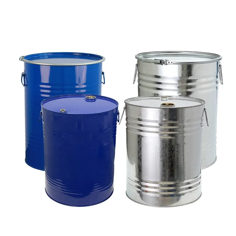 Fuji factory low price and good quality 100L closed mouth iron drum (galvanised)