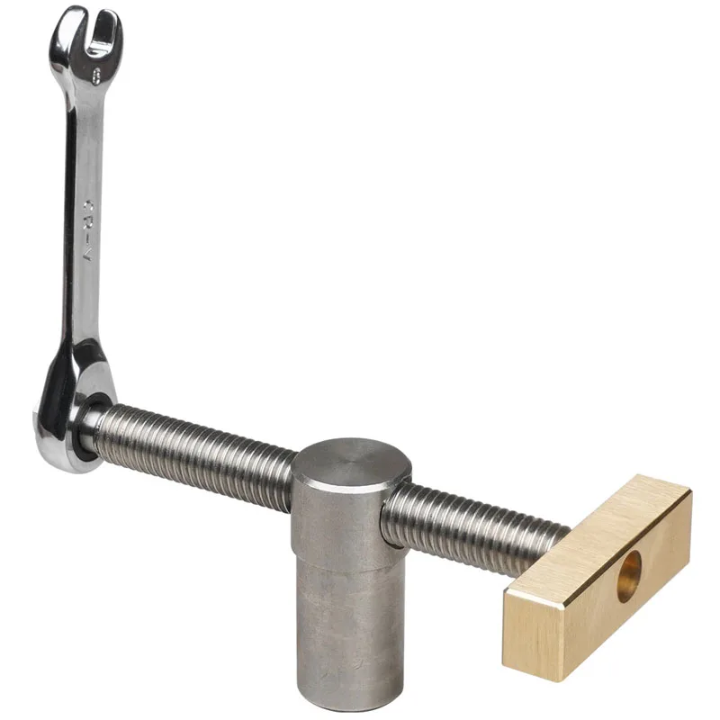 Diy Grade Clamp Fastening Stainless Steel Ratchet Customizable ODM Tool for Woodworking Table Top Vise Clamp