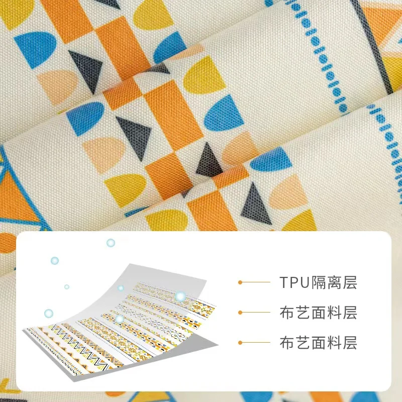 Bohemian tablecloth cotton linen washless cloth art ethnic style rectangular fringe dinner guest house tablecloth