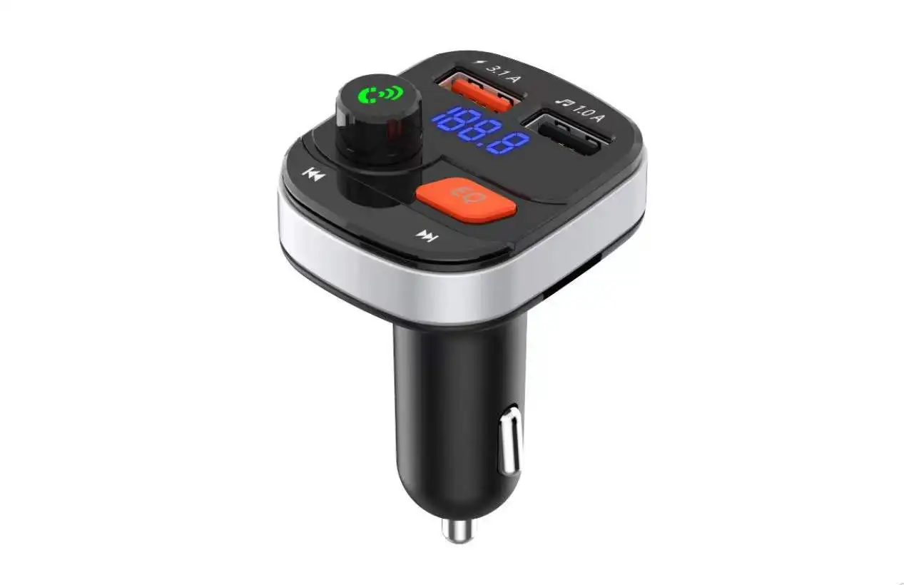 Car 3.1A dual USB charger EQ car BT5.0 Bluetooth MP3 player FM transmitter